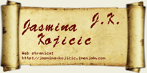 Jasmina Kojičić vizit kartica